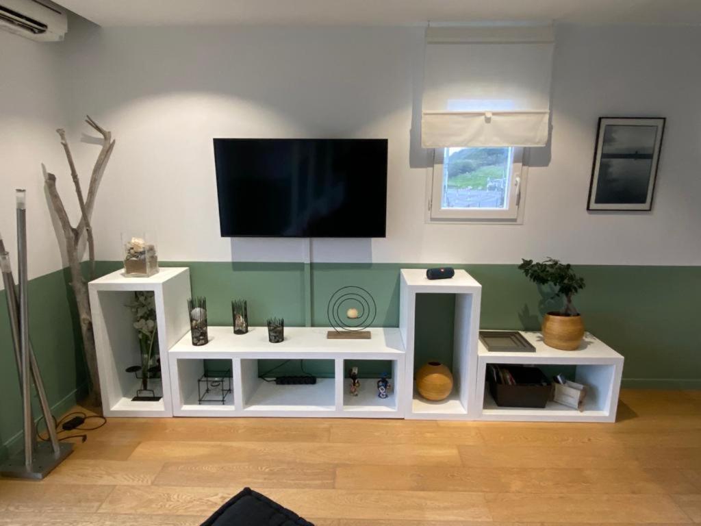 Bel Appartement Vue Mer - 1Er Rang Front De Mer サン＝ジャン＝ド＝リュズ エクステリア 写真